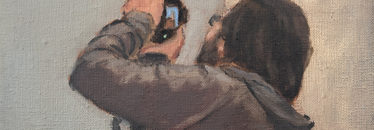 The Building II, 2025, Öl auf Leinwand, 30x24cm