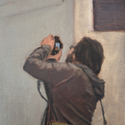 The Building II, 2025, Öl auf Leinwand, 30x24cm