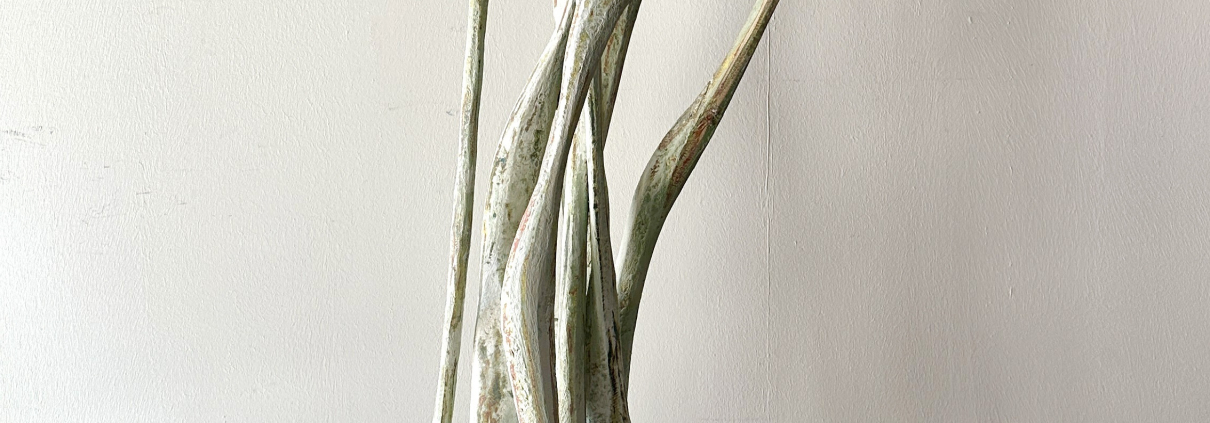 Wolfgang Flad, untitled Structure, 2026, mixed media, 280 x 90 x 70 cm