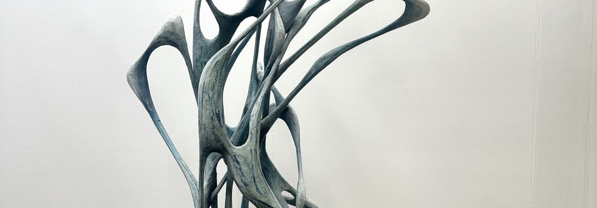Wolfgang Flad, Untitled (Structure), 2022, Mixed Media, 283 x 140 x 110 cm_1