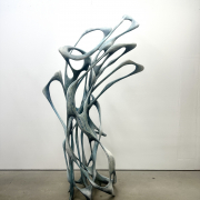 Wolfgang Flad, Untitled (Structure), 2022, Mixed Media, 283 x 140 x 110 cm_1